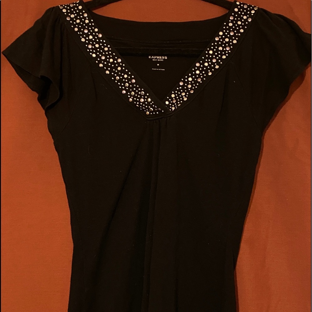 Express black blouse